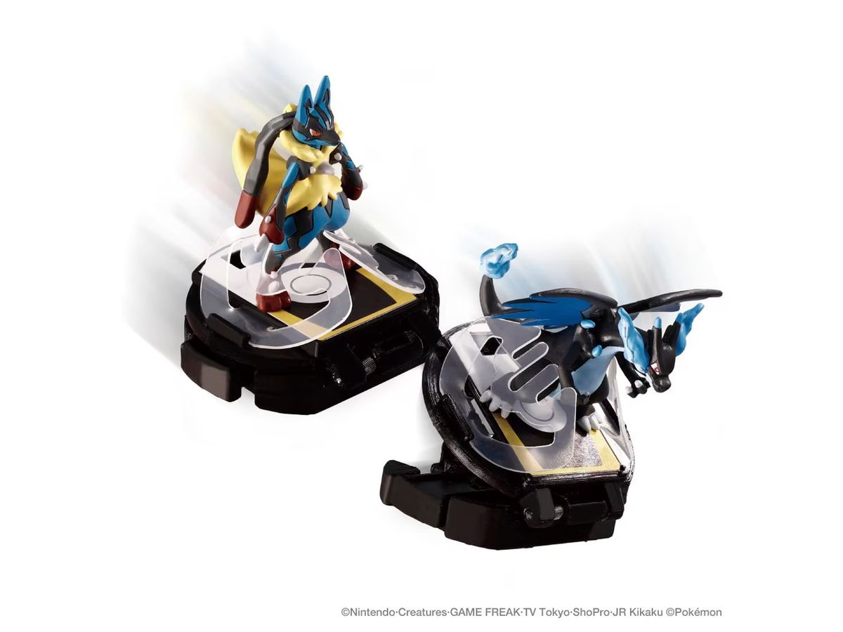Moncolle Battleze Mega Lucario VS Mega Charizard X