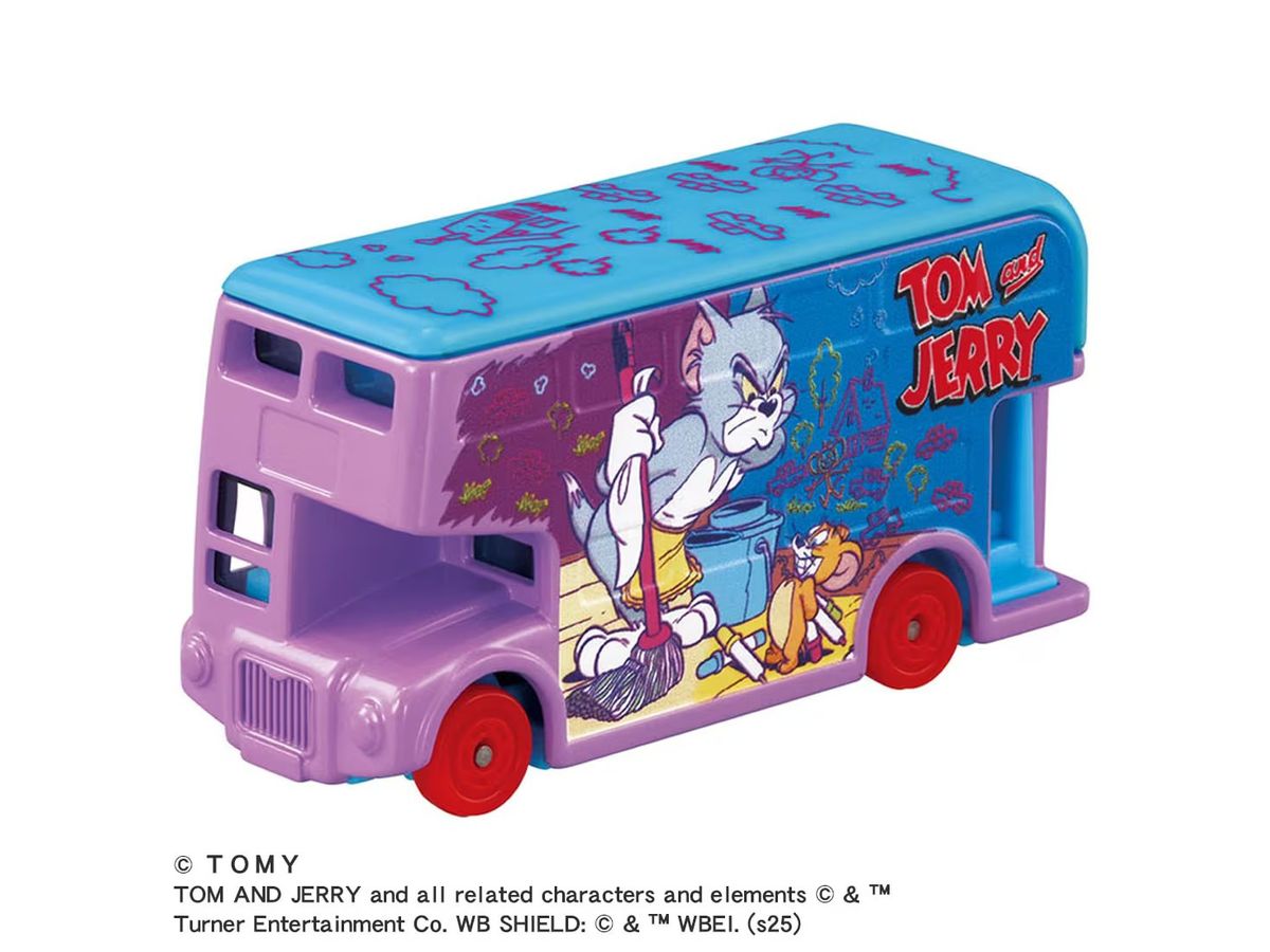 Dream Tomica SP Tom and Jerry Wrapping Bus (Purple)