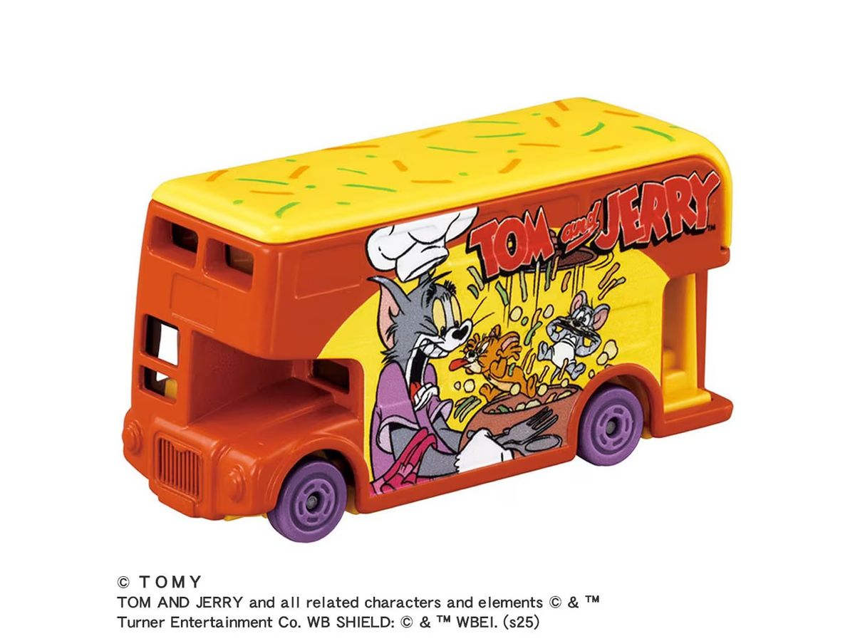 Dream Tomica Tom and Jerry Wrapping Bus (Orange)