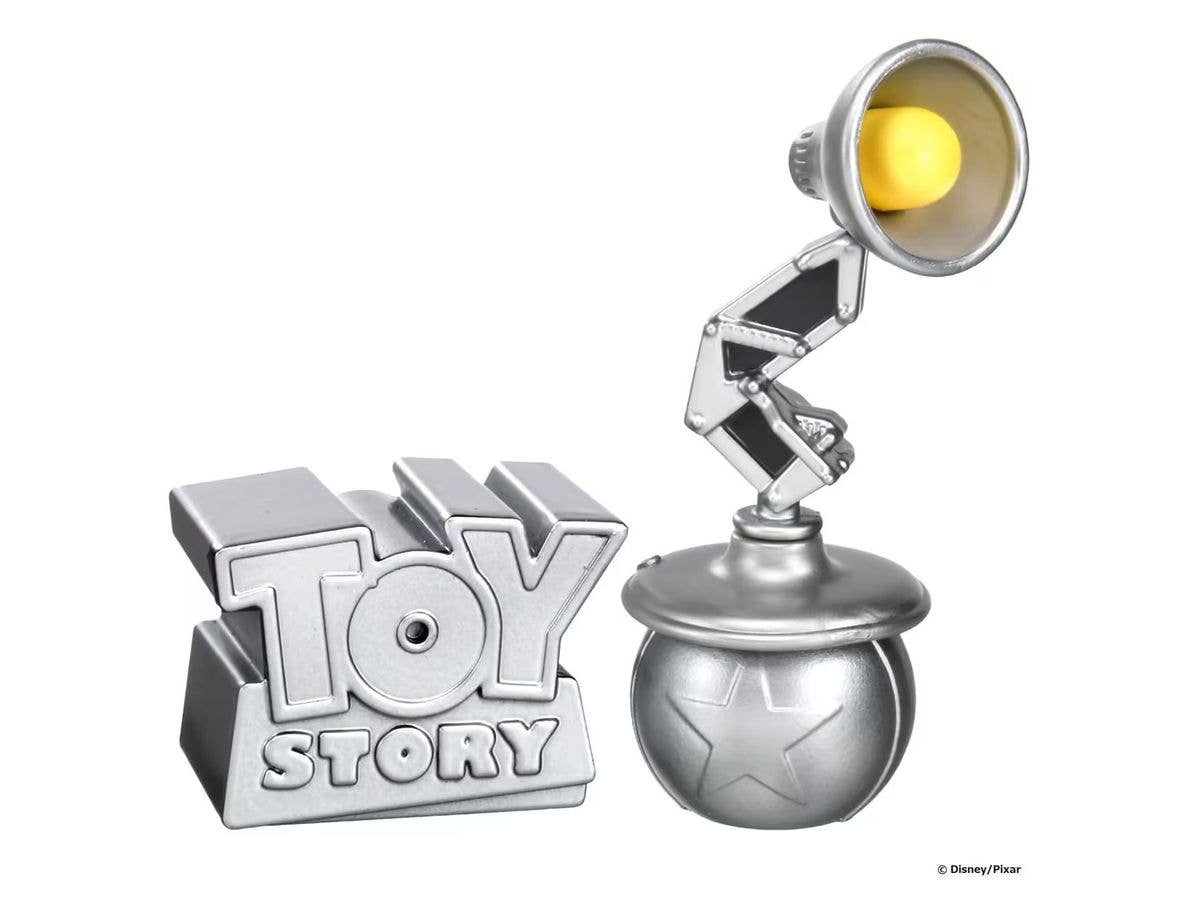 Toy Story 30th Anniversary Diecast Collection Pixar Lamp & Toy Story Logo Metallic ver.
