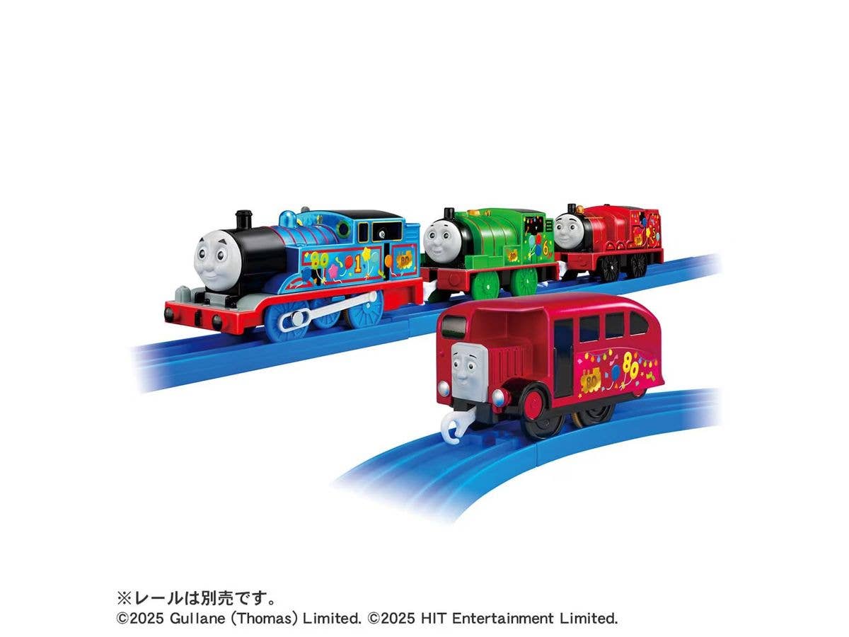 Thomas the Tank Engine Original Publication 80th Anniversary Sparkling Sodor Island Popular Items Set