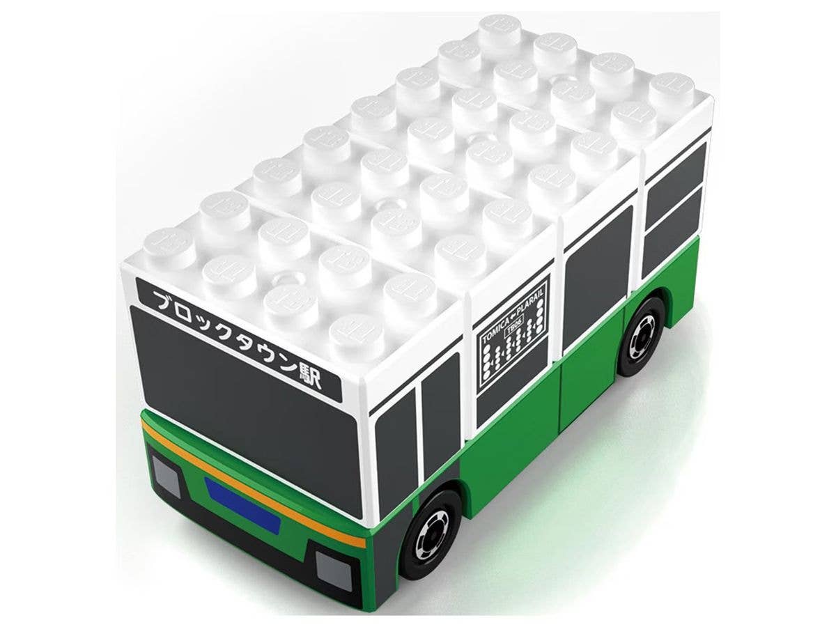 Tomica Plarail Block Route Bus