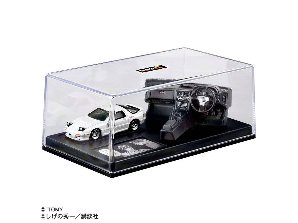 Tomica Premium Unlimited STEERING VIEW Initial D FC3S RX-7 (Ryosuke vs. Takumi Spec)