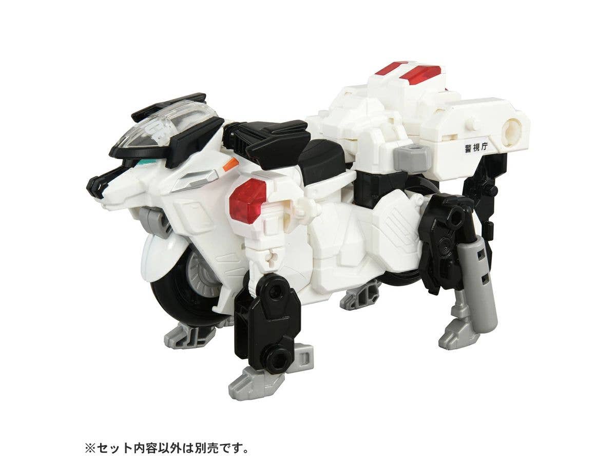 Tomica Job Labor Deka Ride Armor Police Bike Police Dog Wanwanmaru