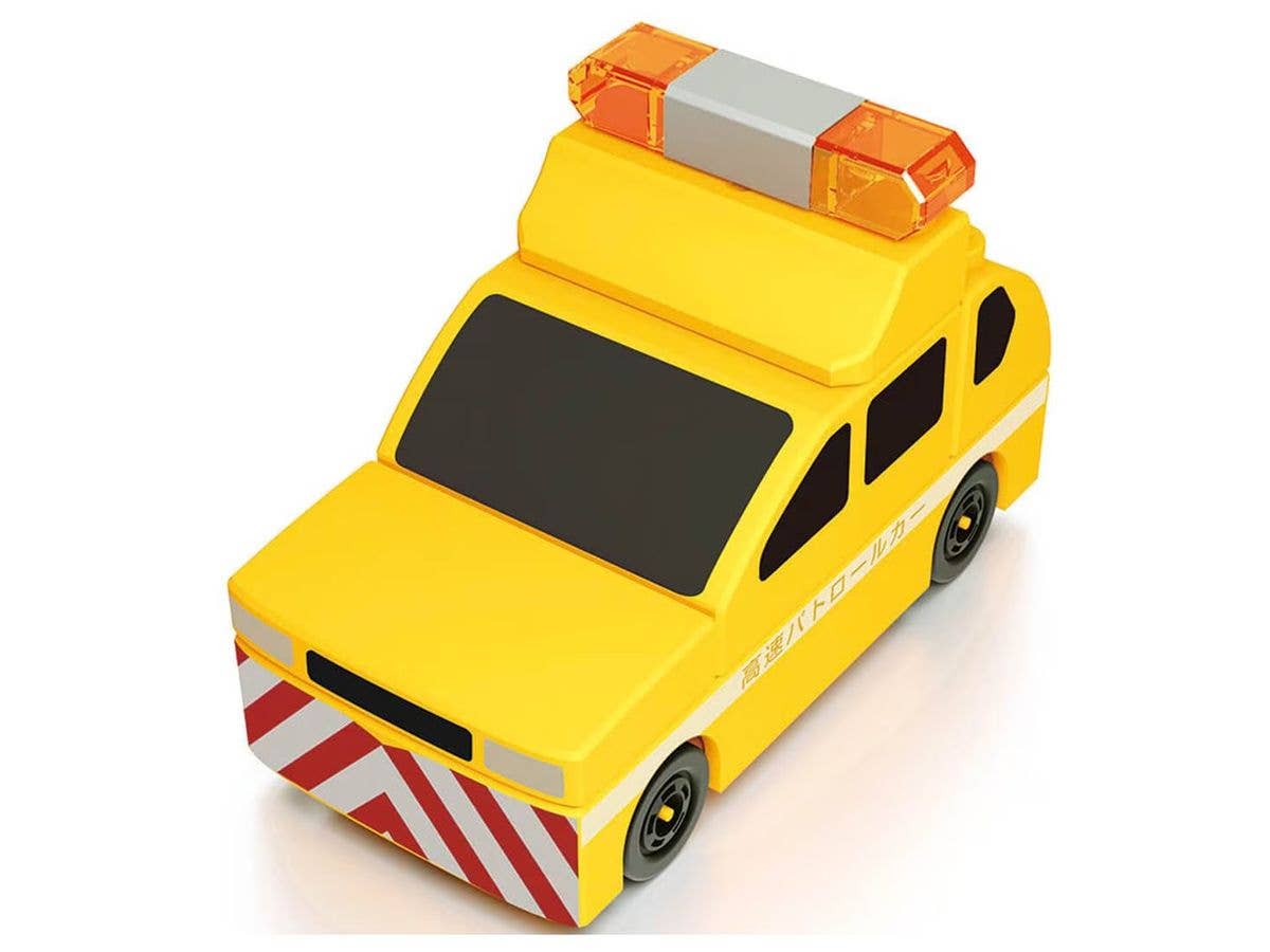 Tomica Plarail Block Highway Patrol Car