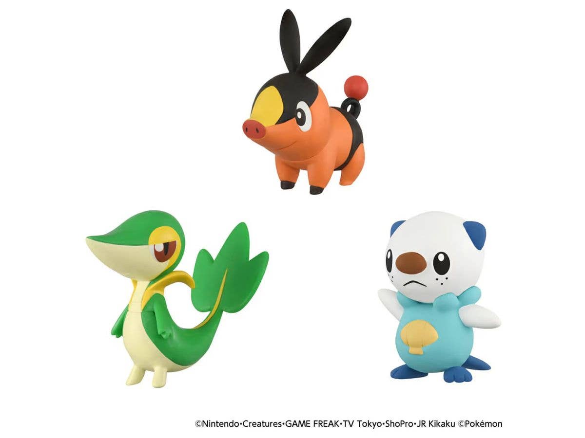 Pokemon 30th Anniversary Moncolle Journey Set of 3 Unova Region