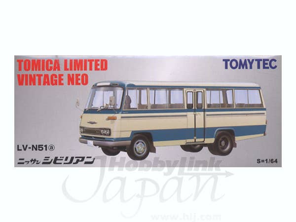 TLV-N51a Nissan Civilian Bus (White/Blue) | HLJ.com
