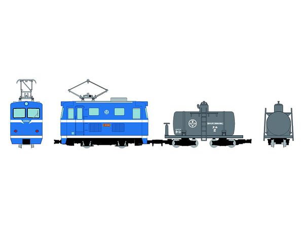Railway Collection Narrow Gauge 80 Nekoya Line Direct Road Electric Locomotive + Tank Car 2-Car Set