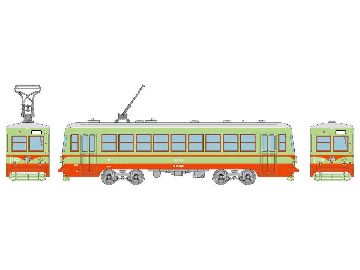 Railway Collection Tobu Nikko Orbital Line 100 Type 103 Car