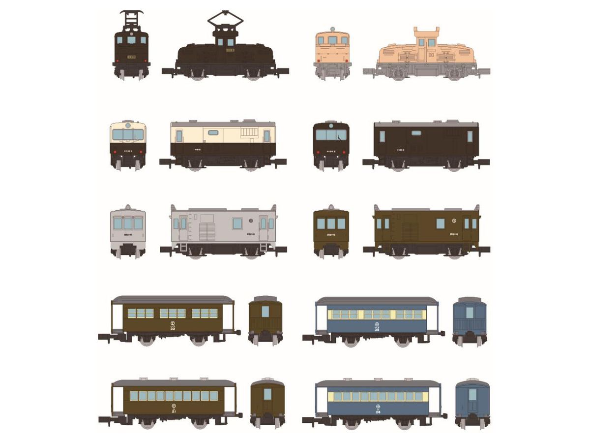 Nostalgic Railway Collection Vol. 1 1Box 10pcs