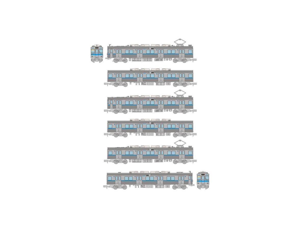 Train Collection Transportation Bureau City of Nagoya Tsurumai Line 3000 type 3101 Formation 6-Car Set