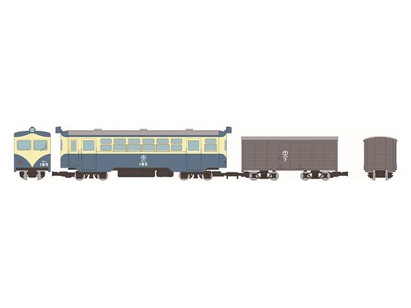 Train Collection Narrow Gauge 80 Nekoya Line Kiha 185 (New Paint), Hua 7 2-car Set