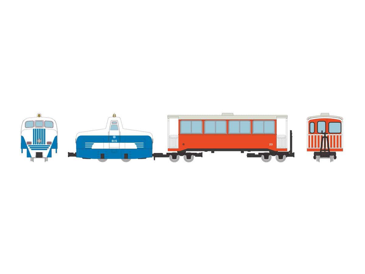 The Trains Collection Narrow Gauge 80 Memories of Seibu Railway Yamaguchi Line B15 + Sealed Passenger Car Type 2-car Set