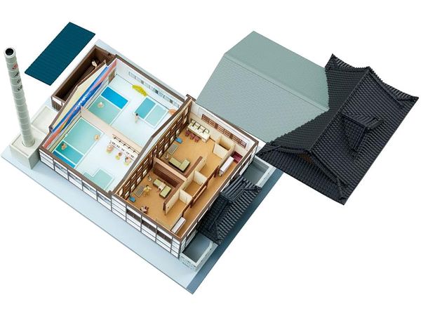 MD04 Micro Dollhouse Sento Bath House
