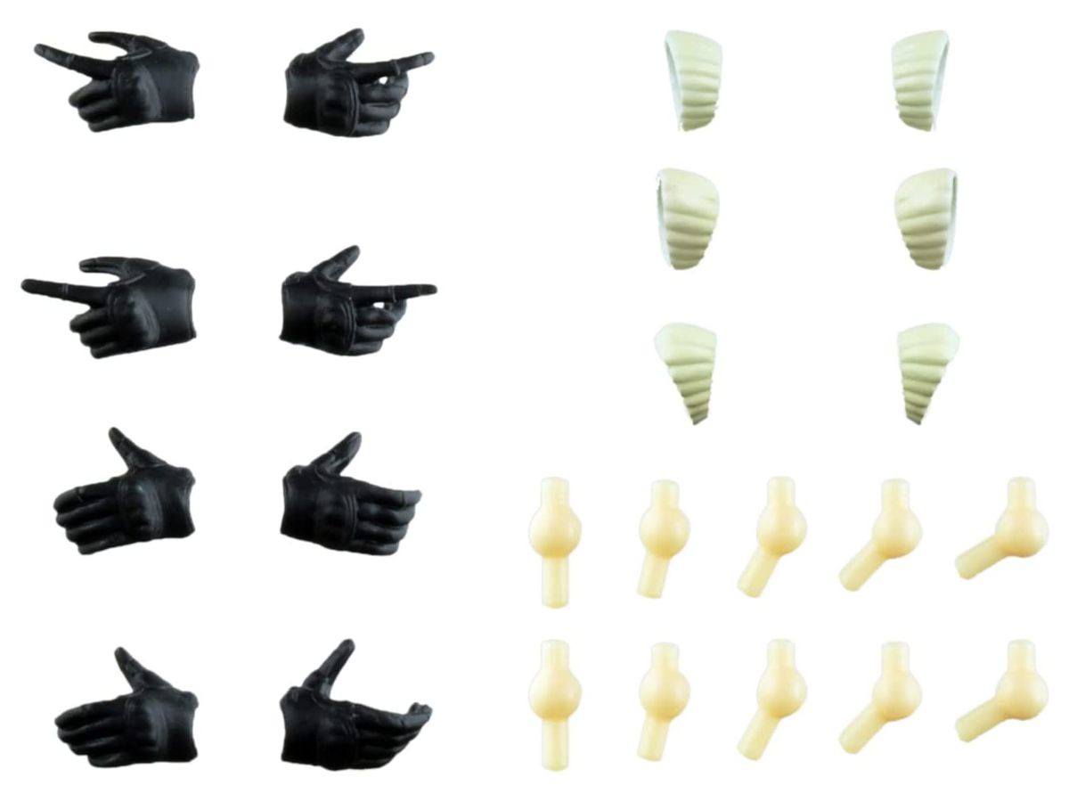 Little Armory [LA-OP08] Tactical Gloves for Sosai Shoujo Garden (Black)