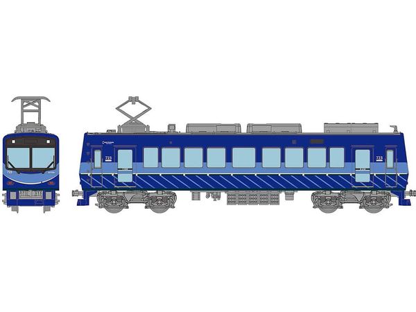 The Trains Collection Eizan Train Series 700 Renewal Car No. 723 (Blue)