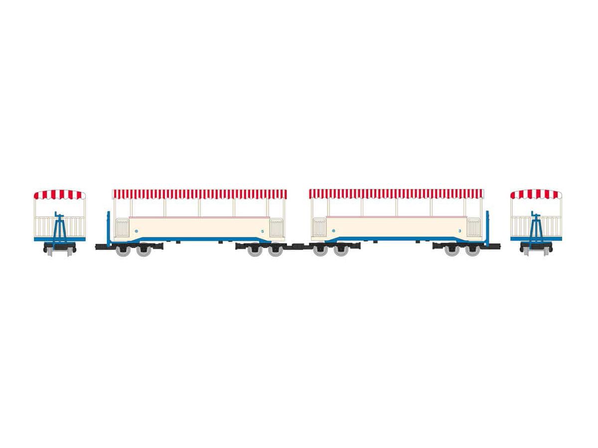 The Trains Collection Narrow Gauge 80 Memories of Seibu Railway Yamaguchi Line Open Passenger Car type 2-car Set
