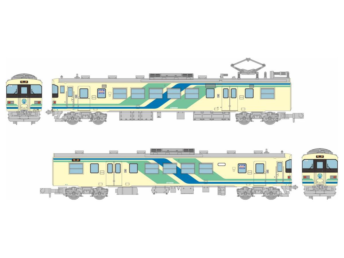 The Trains Collection Abukuma Express Type 8100 2-Car Set B