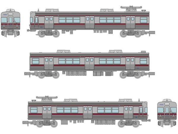 The Trains Collection Nagano Electric Railway 3600 Series L2 Organization Retirement Memorial 3-car Set