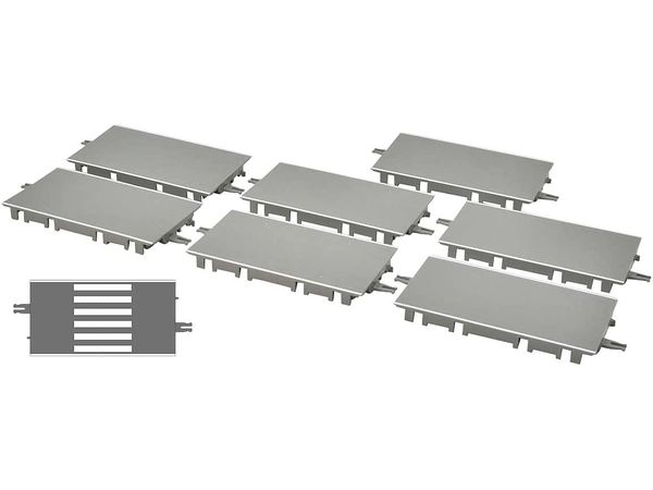 Bus Collection Running System (S-001-2) Road Parts S70-RO (Set of 8)