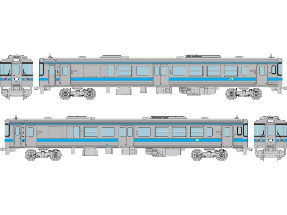 The Trains Collection JR1000 type 1014 + 1041 formation 2-car set