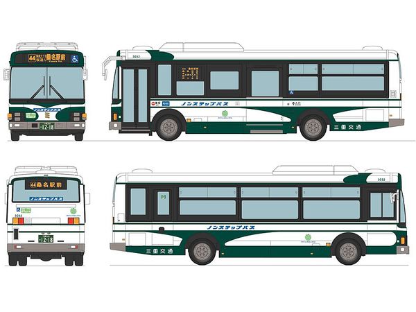 JH051 National Bus Collection 80 Mie Kotsu