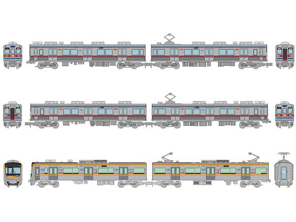 The Trains Collection Keisei Electric Railway Type 3600/3100 New Vehicle Forwarding Train 6 Car Set