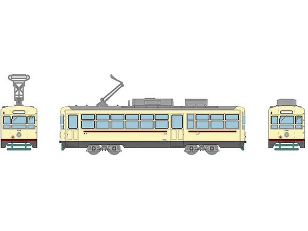 The Trains Collection Toyama Chihou Railway Tramway Line De 7000 Type 7016