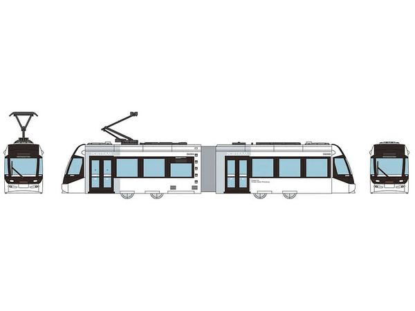 The Trains Collection Toyama Chiho Railway Type 0600 Train (LRT) Car No. 0608