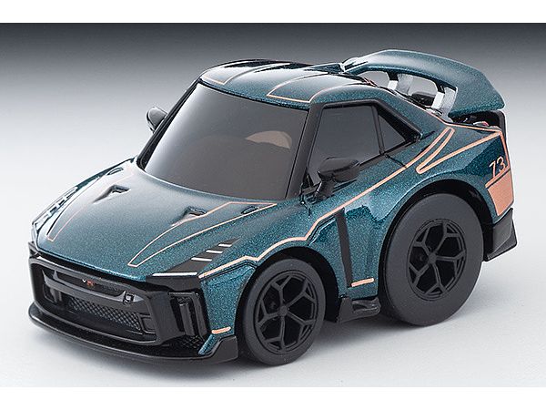 ChoroQ zero Z-81c Nissan GT-R50 by Italdesign (dark green)