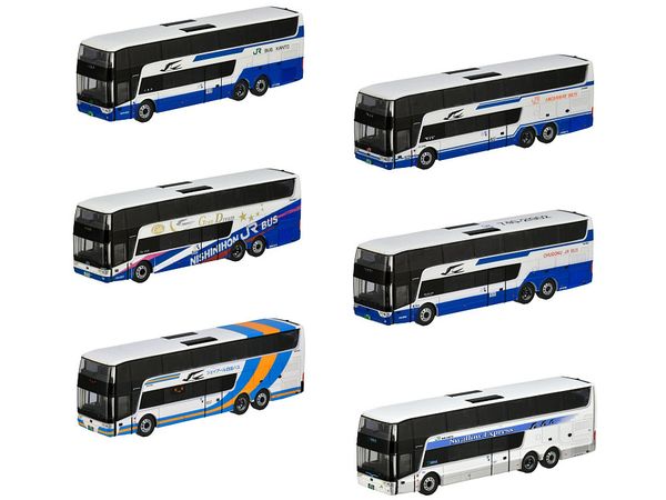 The Bus Collection Scania Astromega TDX24 JR Bus Special 1Box 6pcs
