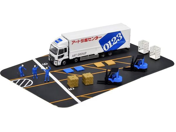 Truck Collection Logistics Site Wing Van Set C Art Moving Center