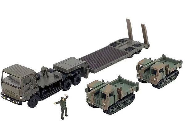 Trailer Collection Self-Defense Force Trailer Material Transport Vehicle Set