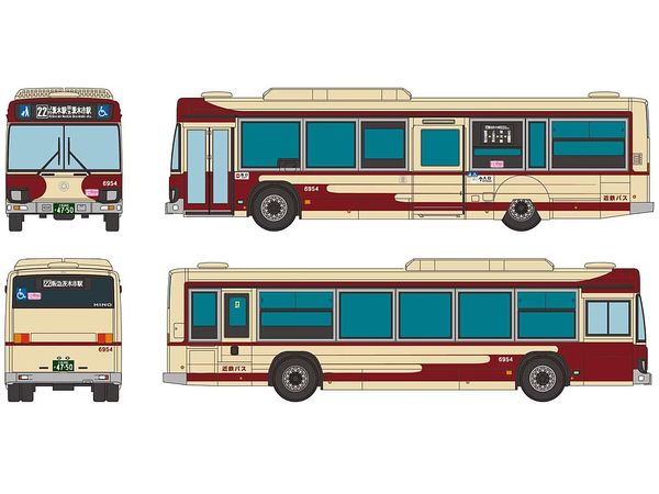 The Bus Collection Kintetsu Bus Hino Blue Ribbon Reproduction Design Bus