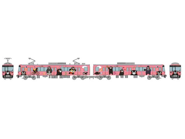 The Trains Collection Kumamoto Electric Railway Type 03 (Kumamon Wrapping / Chinese Pink) 2-car Set