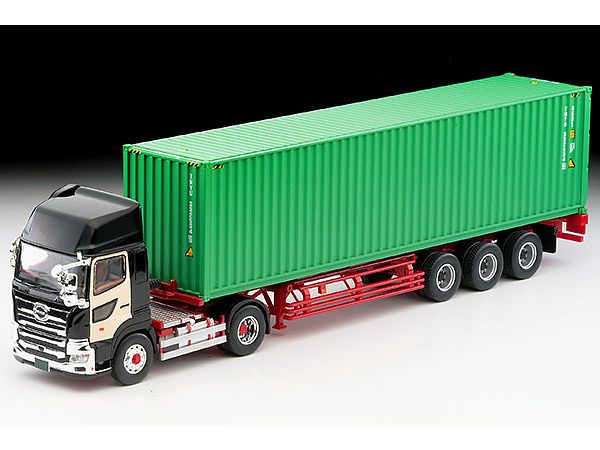 LV-N292c Hino Profia 40ft Marine Container Trailer (Toho Sharyo TC36H1C34) (Black)