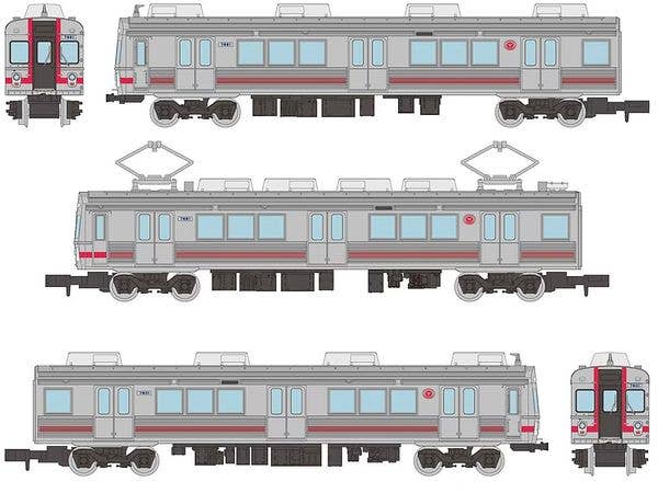The Trains Collection Tokyu Corporation 7600 Series (7601 Formation) 3-Car Set