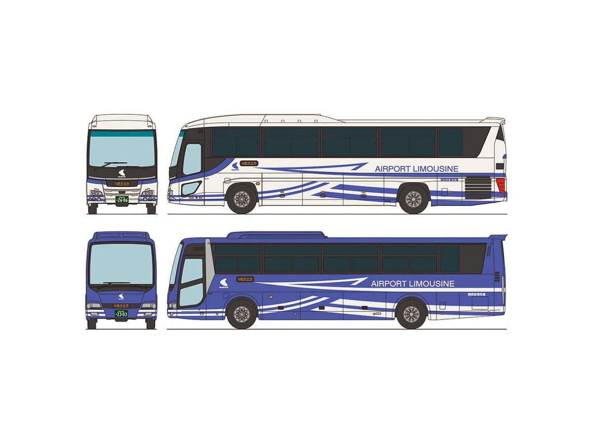 The Bus Collection Kansai Airport Transportation 30th Anniversary Set of 2
