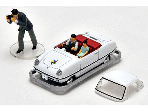 Kodomo No Kuni x TLV Datsun Baby No. 6 (White) with Figure