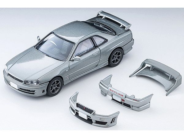 LV-N353a Nissan Skyline 2-Door Sports Coupe 25GT TURBO with Optional Parts (Silver) 2000