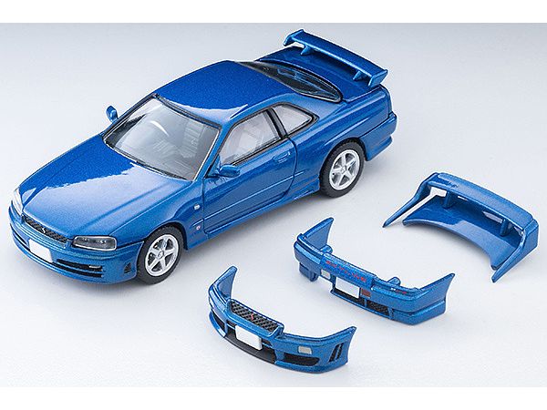 LV-N353b Nissan Skyline 2-Door Sports Coupe 25GT TURBO with Optional Parts (Blue) 2000