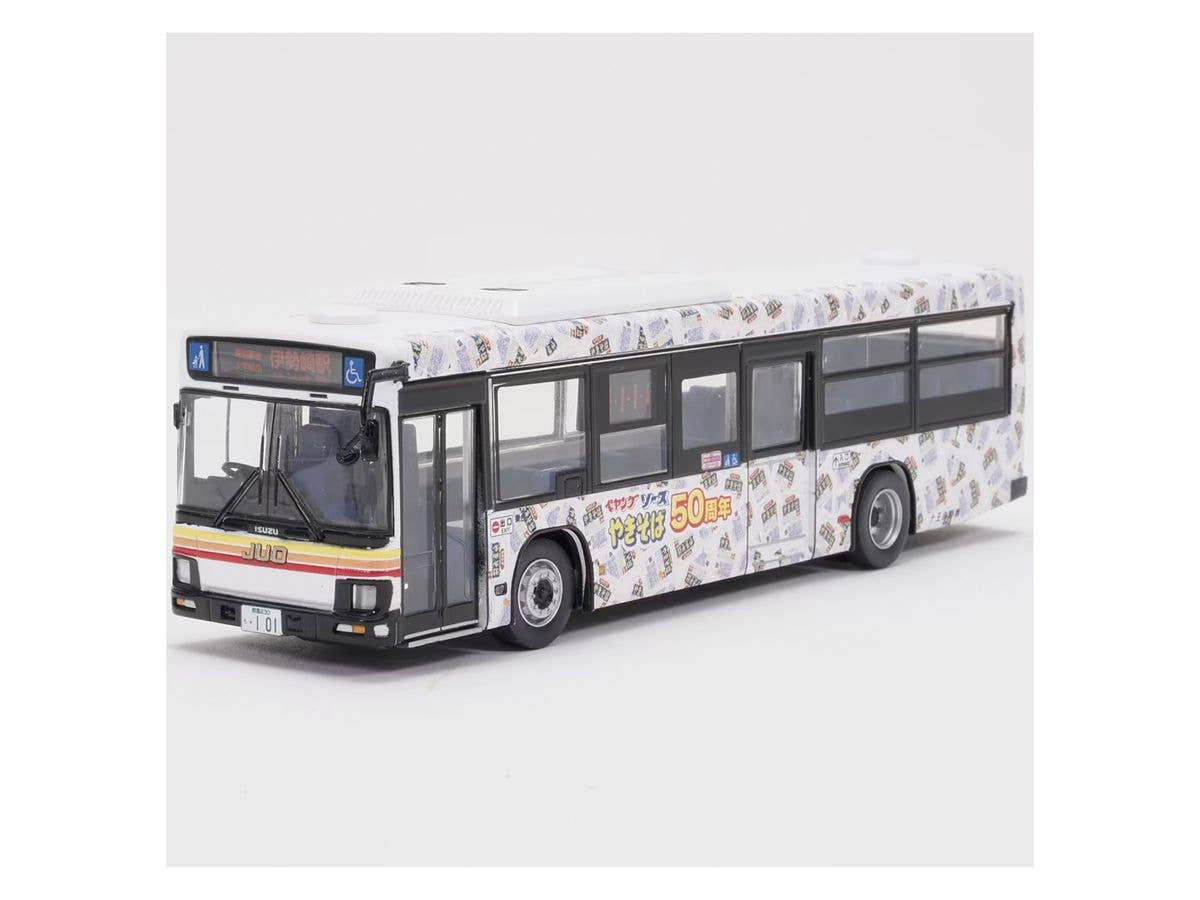 (JH060) National Bus Collection 80 Juo Jidosha Peyoung Sauce Yakisoba 50th Anniversary Wrapping Bus