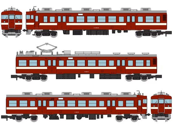 The Trains Collection JNR 413 Series (Hokuriku Main Line/Old Paint) 3-Car Set B