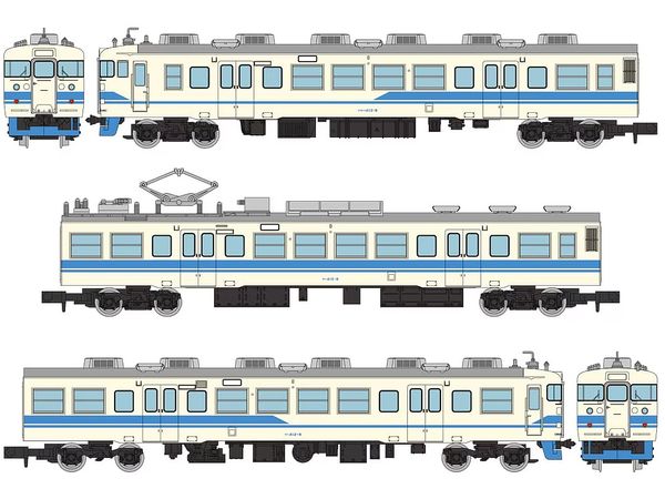 The Trains Collection JR413 Series (Hokuriku Main Line/New Paint) 3-Car Set A