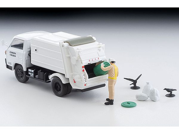 LV-N343b Mitsubishi Fuso Canter Cleaning Truck (White) with Figure