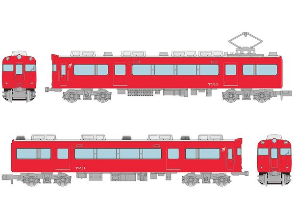 The Trains Collection Nagoya Railroad 7300 Series 2-Car Set