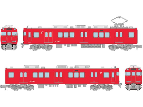 The Trains Collection Nagoya Railroad 6000 Series (5th Edition, Mikawa Line) 2-Car Set