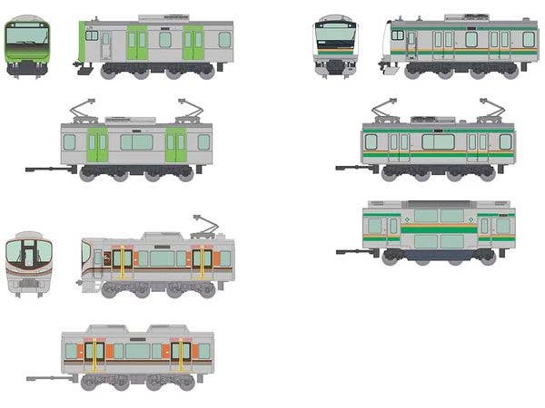 Tetsucolle pocket Vol.2 East And West Loop Line Edition 1Box 10pcs