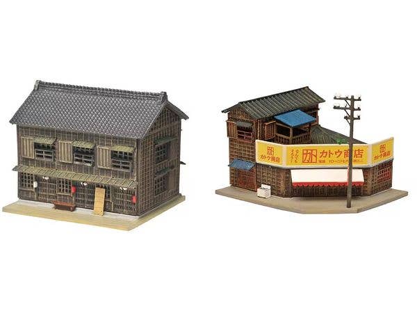 Building Collection 111-1R Wooden Row House, Corner General Store 1R