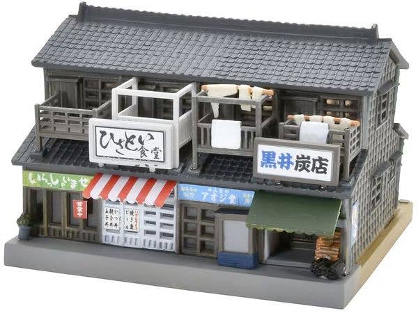 Building Collection 054-1R Corner Rowhouse with Shops A1R